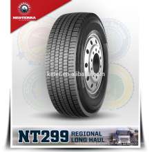 Pneu Neoterra caminhão 22.5 marca Neoterra 275 70r22.5 285 70r19.5 todas as condições meteorológicas pneus de caminhões pesados